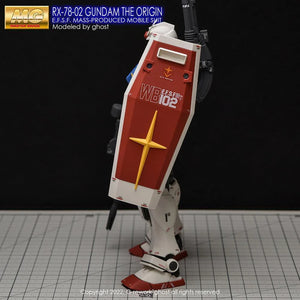 G-Rework Water Decal For MG RX-78-2 The Origin - A-Z Toy Hobby