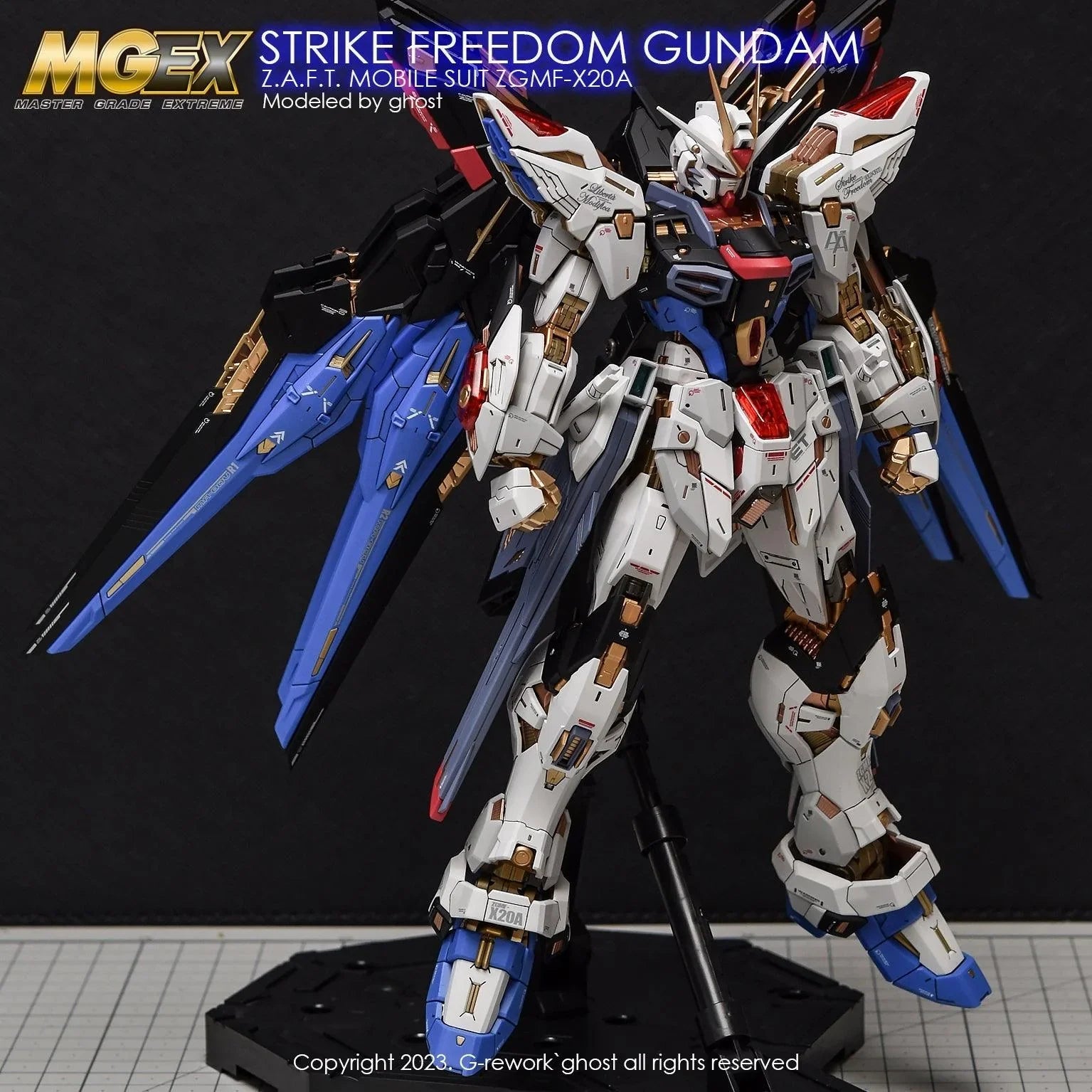 G-Rework Water Decal For MGEX Strike Freedom - A-Z Toy Hobby