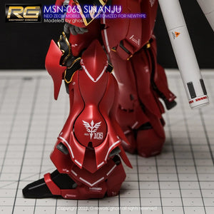 G-Rework Water Decal For RG Sinanju - A-Z Toy Hobby