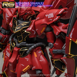 G-Rework Water Decal For RG Sinanju - A-Z Toy Hobby