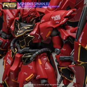 G-Rework Water Decal For RG Sinanju - A-Z Toy Hobby