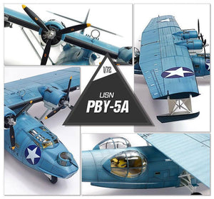 Academy 12573 USN PBY-5A "Battle of Midway" 1/72 Model Kit - A-Z Toy Hobby