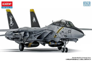 Academy 12578 USN F-14B Tomcat "VF-103 Jolly Rogers" 1/72 Model Kit - A-Z Toy Hobby