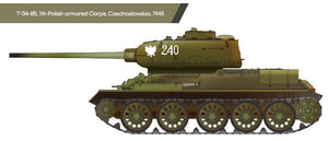 Academy 13421 Soviet Medium Tank T-34-85 1/72 Model Kit - A-Z Toy Hobby