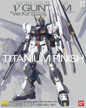 RX-93 Nu Gundam Ver. Ka Titanium Finish MG 1/100 Model Kit - A-Z Toy Hobby