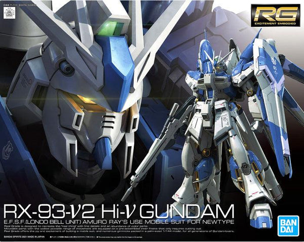 Bandai 36 Hi-V (Hi Nu) Gundam RG 1/144 Model Kit - A-Z Toy Hobby