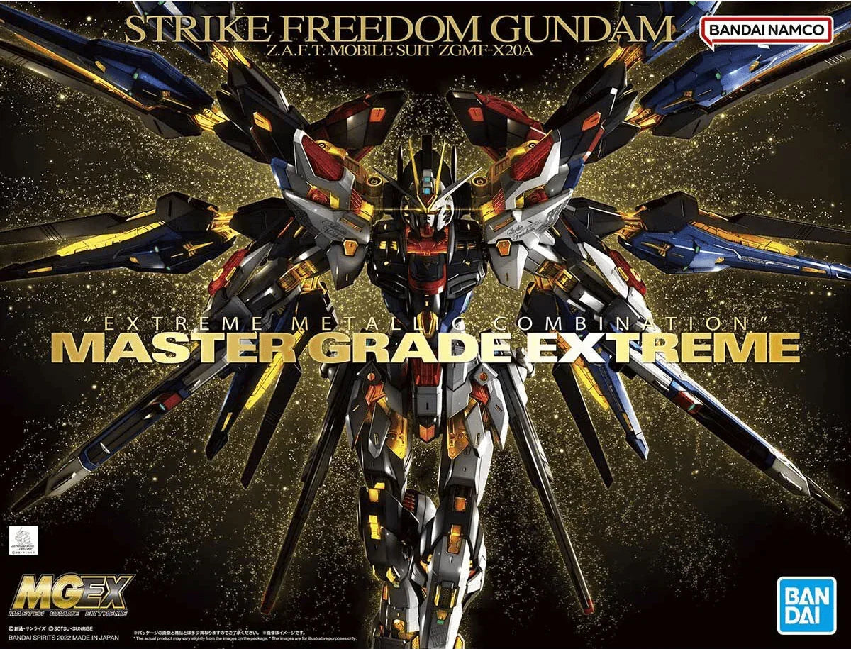 Bandai Strike Freedom Gundam MGEX 1/100 Model Kit – A-Z Toy Hobby Bandai Strike Freedom Gundam MGEX 1/100 Model Kit – A-Z Toy Hobby