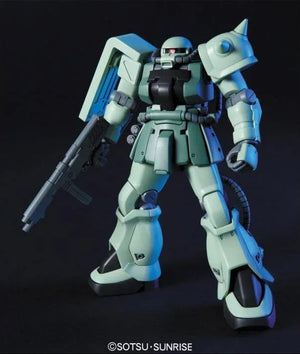 Bandai 105 MS-06F-2 Zaku II F2 Zeon HGUC 1/144 Model Kit - A-Z Toy Hobby