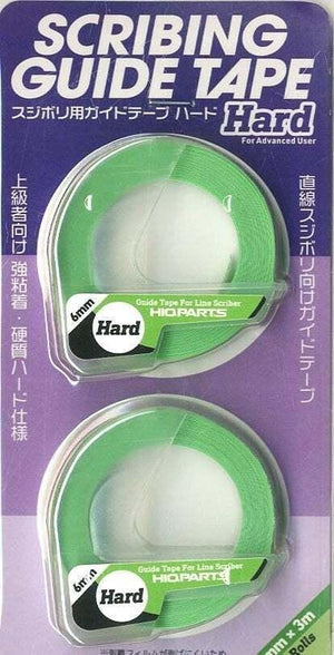 HIQParts Hard Surface Guide Tape For Scribing 6mm (2 Rolls) - A-Z Toy Hobby