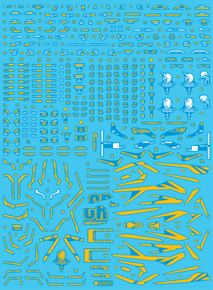 Delpi Holo Water Decal For RG Banshee - A-Z Toy Hobby