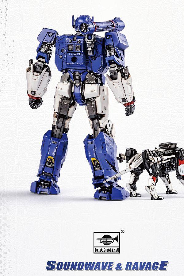 Trumpeter 05 Transformers Bumblebee Soundwave & Ravage Model Kit - A-Z Toy Hobby