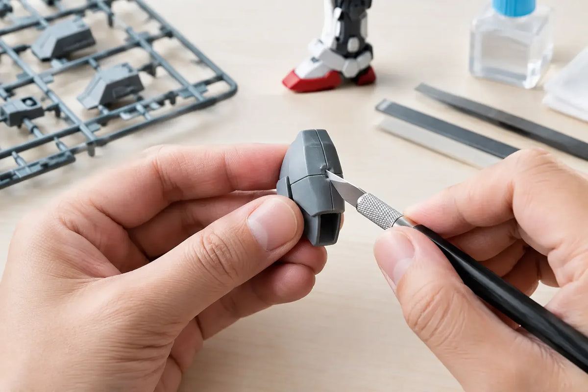How to Remove Nub Marks Cleanly on Model Kits