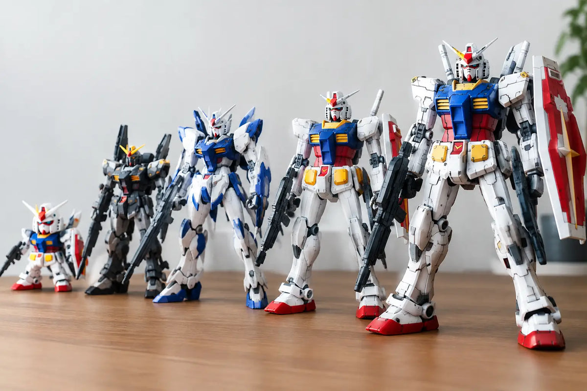 Gundam Grade Differences for Every Builder