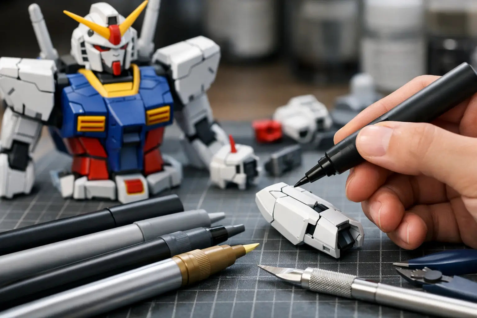 Gundam Markers Guide for Clean Gunpla Finish