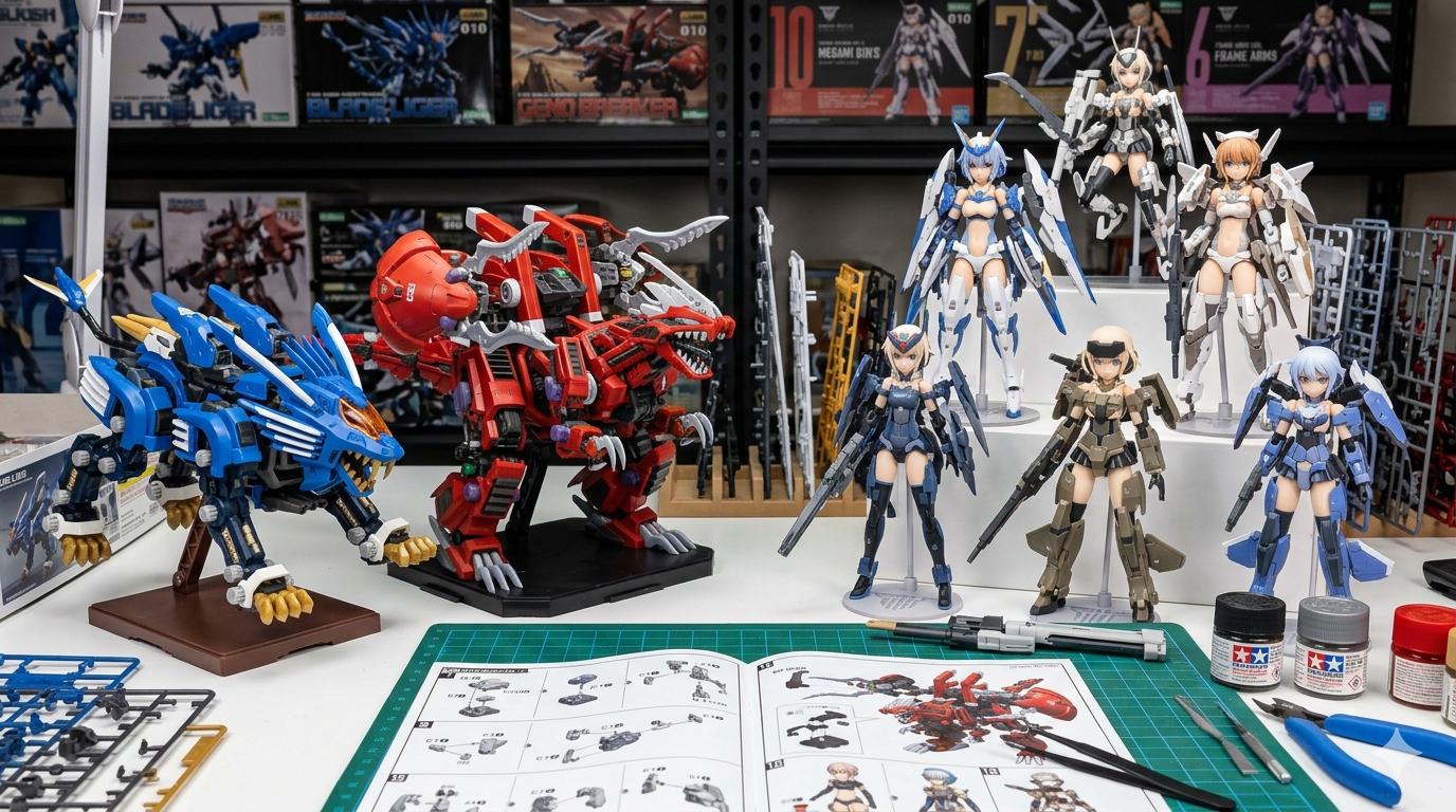 Kotobukiya Model Kits Anime Guide