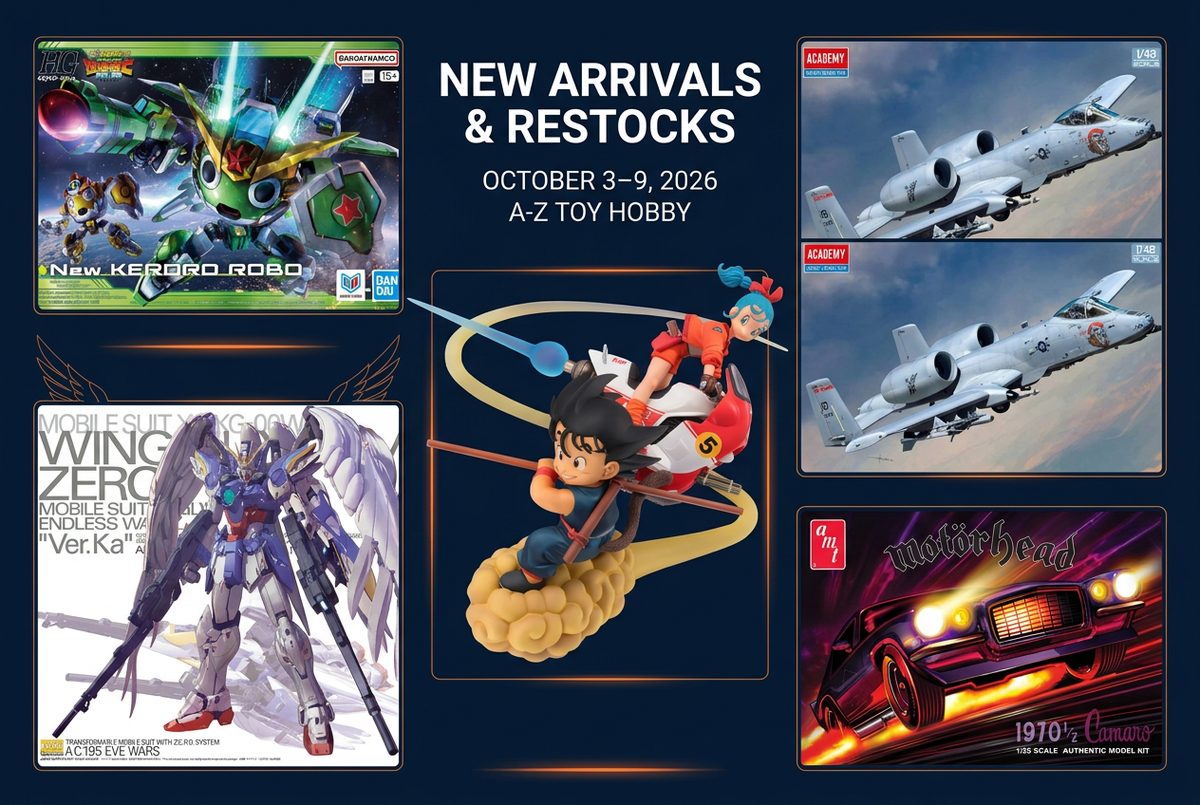 New Arrivals & Restocks: Gunpla, Anime Figures & Scale Models | October 3–9, 2026