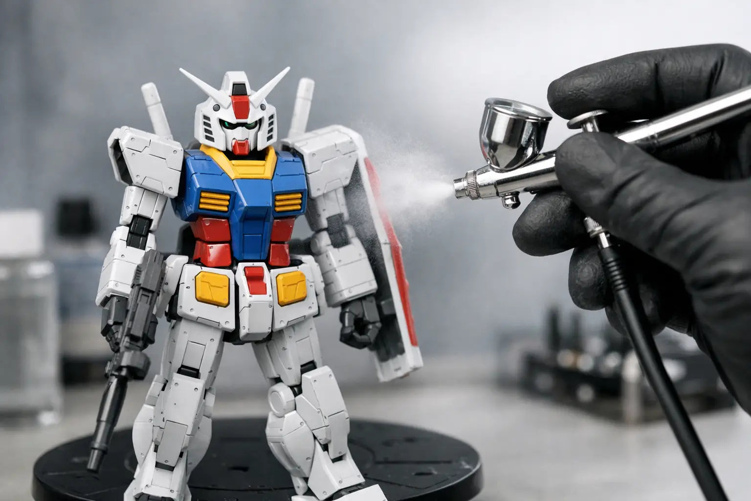 How to Top Coat Gunpla the Right Way