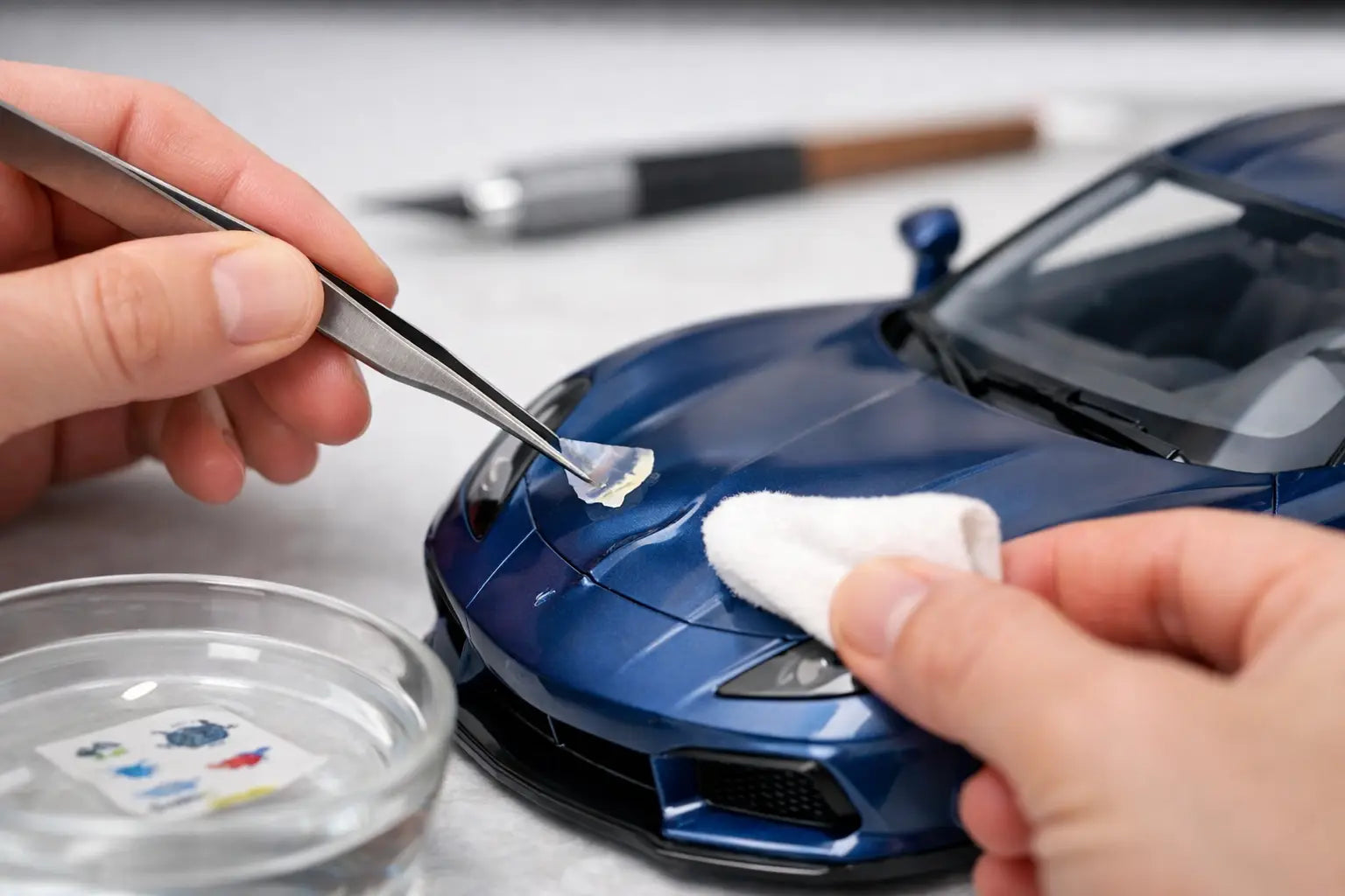 How to Apply Water Decals Cleanly