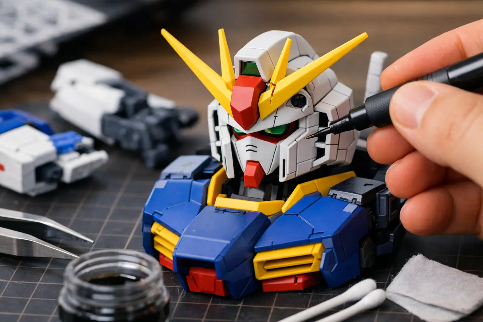 How to Panel Line Gundam Kits Cleanly