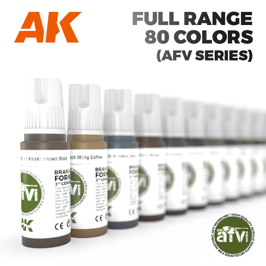 AK Interactive 3rd Generation AFV Acrylic Model Paints - A-Z Toy Hobby
