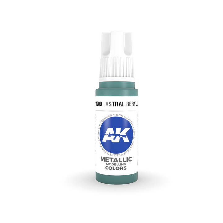 AK Interactive AK11200 3G Astral Beryllium Acrylic Paint 17ml - A-Z Toy Hobby