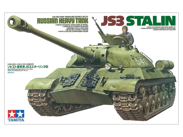 Tamiya 35211 Russian Heavy Tank Stalin JS3 1/35 Model Kit