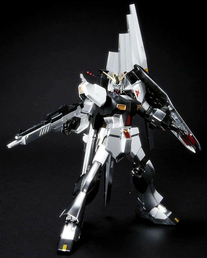 Bandai Nu Gundam (Metallic Coating Ver.) HGUC 1/144 Model Kit - A-Z Toy Hobby