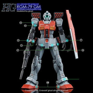 G-Rework Water Decal For HG GM (Shoulder Cannon/Missile Pod) - A-Z Toy Hobby