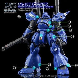 G-Rework Water Decal For HG Kampfer - A-Z Toy Hobby