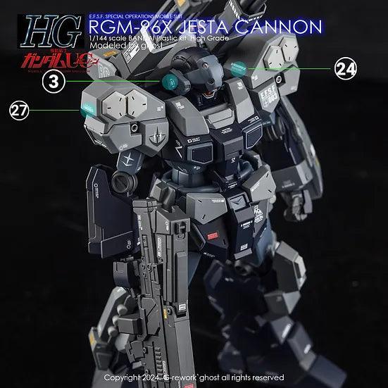 G-Rework Water Decal For HG Jesta Cannon - A-Z Toy Hobby