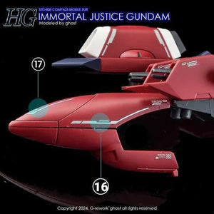 G-Rework Water Decal For HG Immortal Justice - A-Z Toy Hobby