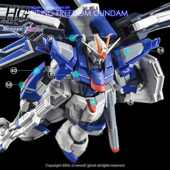 G-Rework Water Decal For HG Rising Freedom - A-Z Toy Hobby