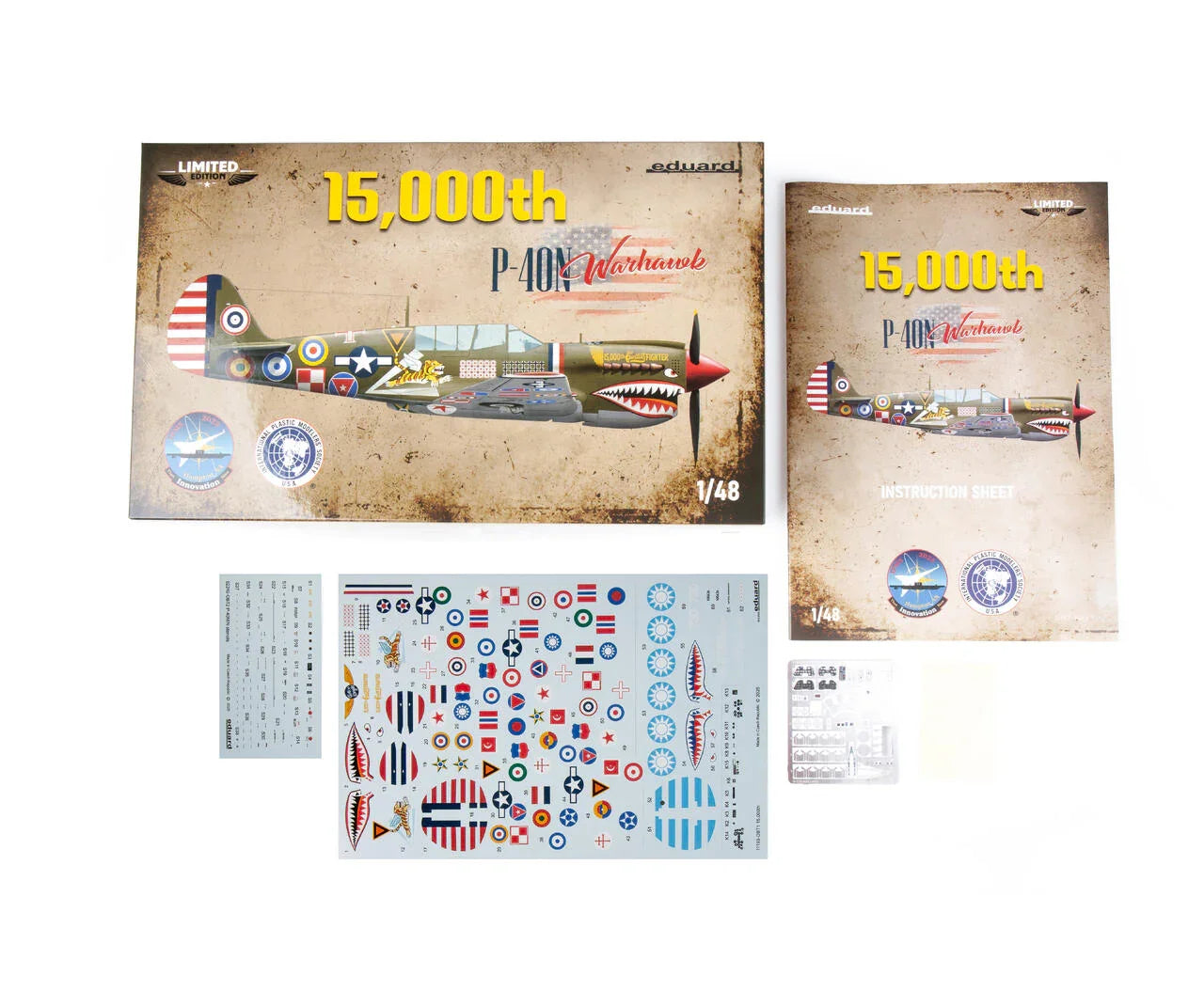 Eduard 11193 P-40N Warhawk 15,000th Limited Edition 1/48 Model Kit - A-Z Toy Hobby