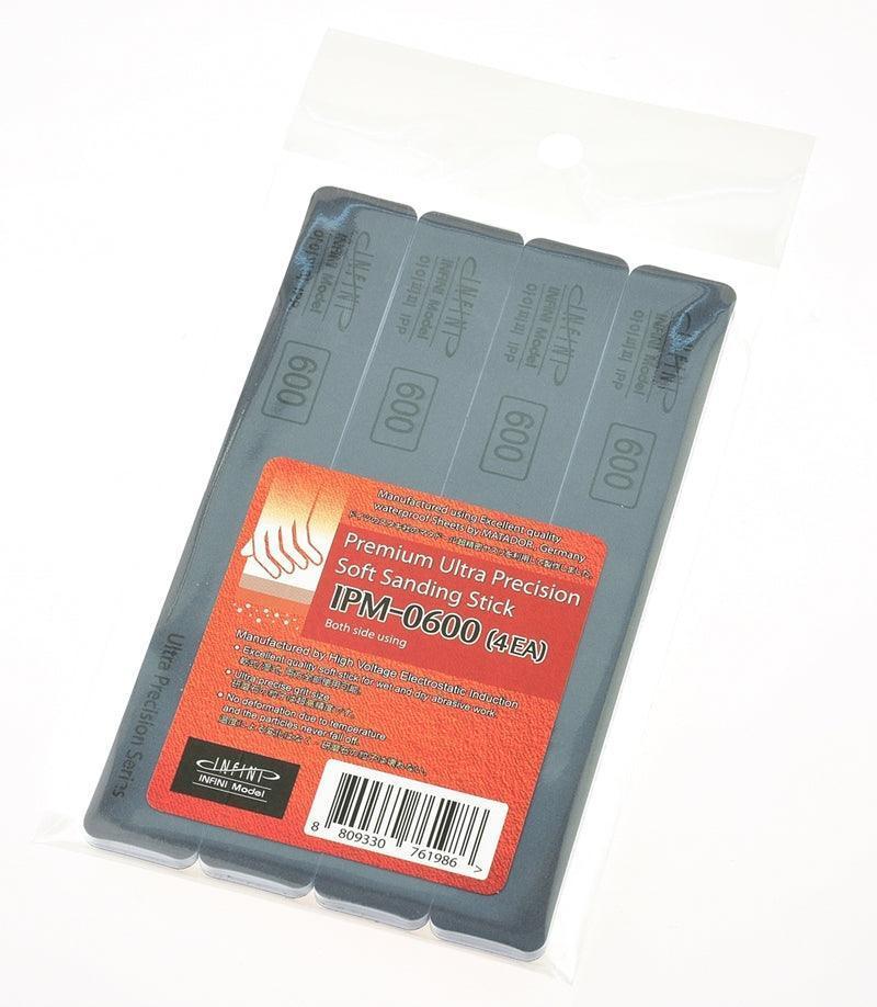 Infini Model Premium Ultra Precision Soft Sanding Stick (4pcs) - A-Z Toy Hobby