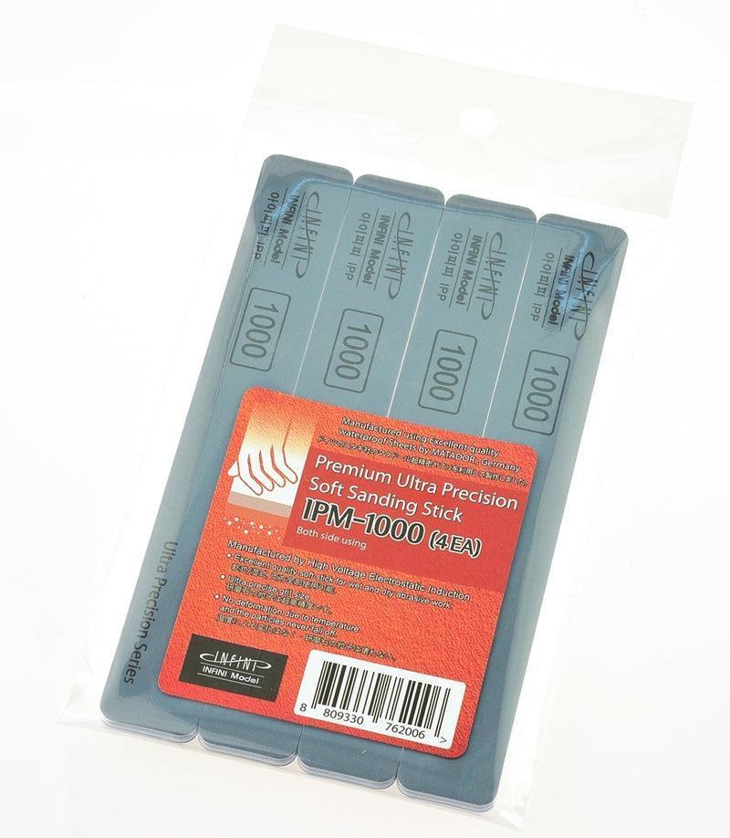 Infini Model Premium Ultra Precision Soft Sanding Stick (4pcs) - A-Z Toy Hobby