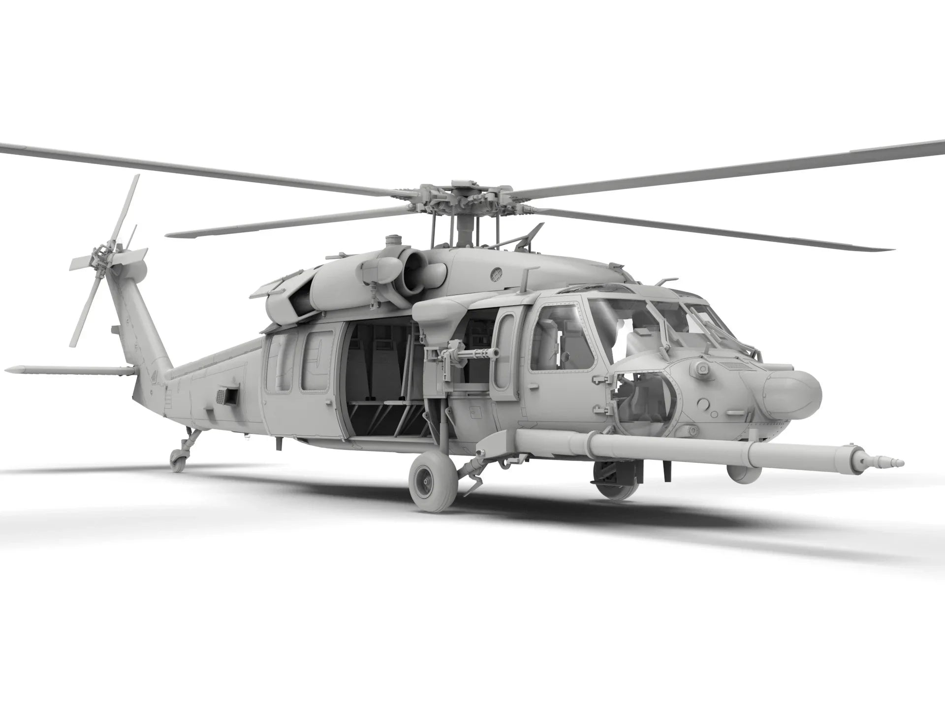 ICM 48360 MH-60L Black Hawk US Helicopter 1/48 Model Kit - A-Z Toy Hobby