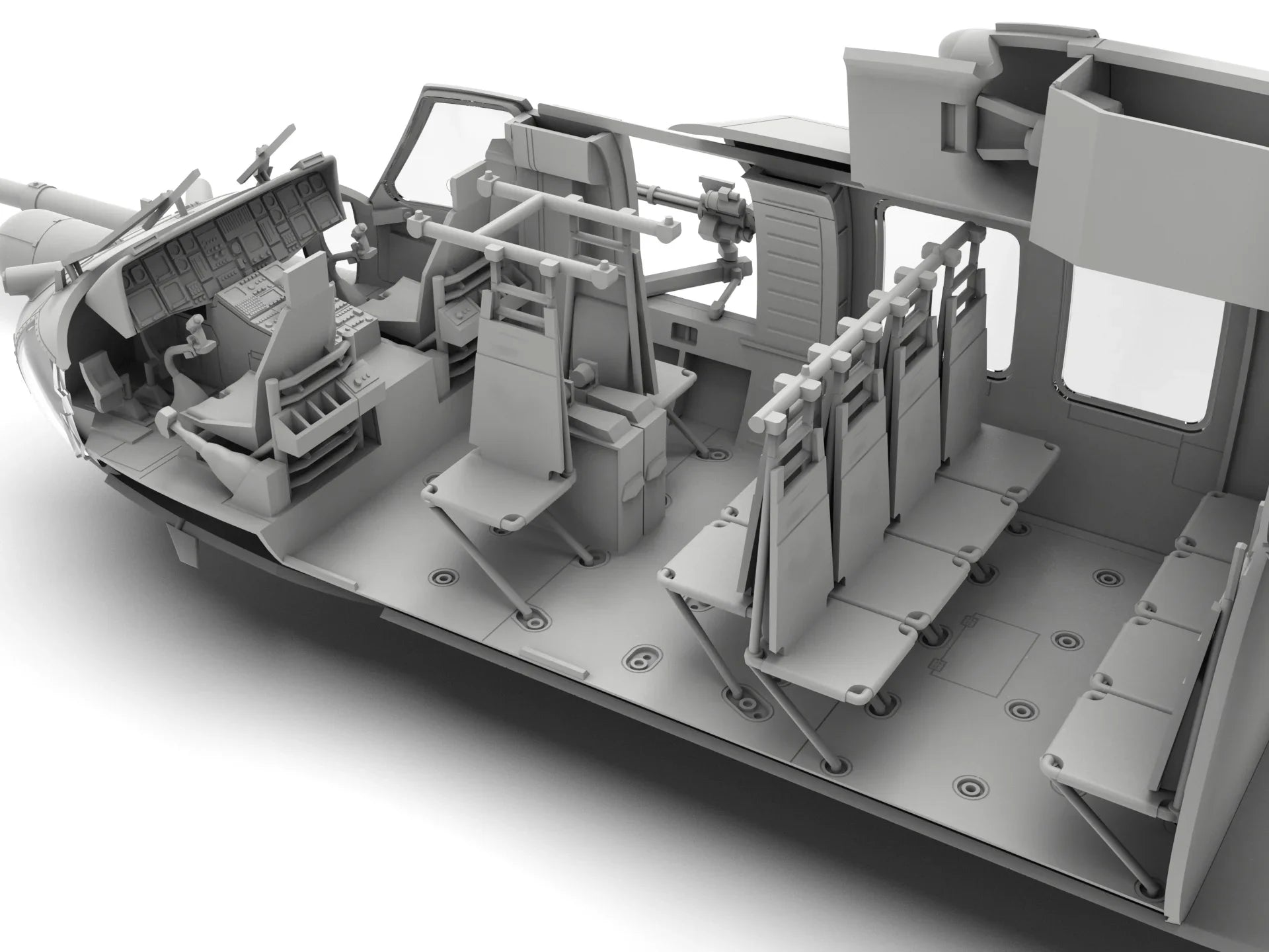 ICM 48360 MH-60L Black Hawk US Helicopter 1/48 Model Kit - A-Z Toy Hobby