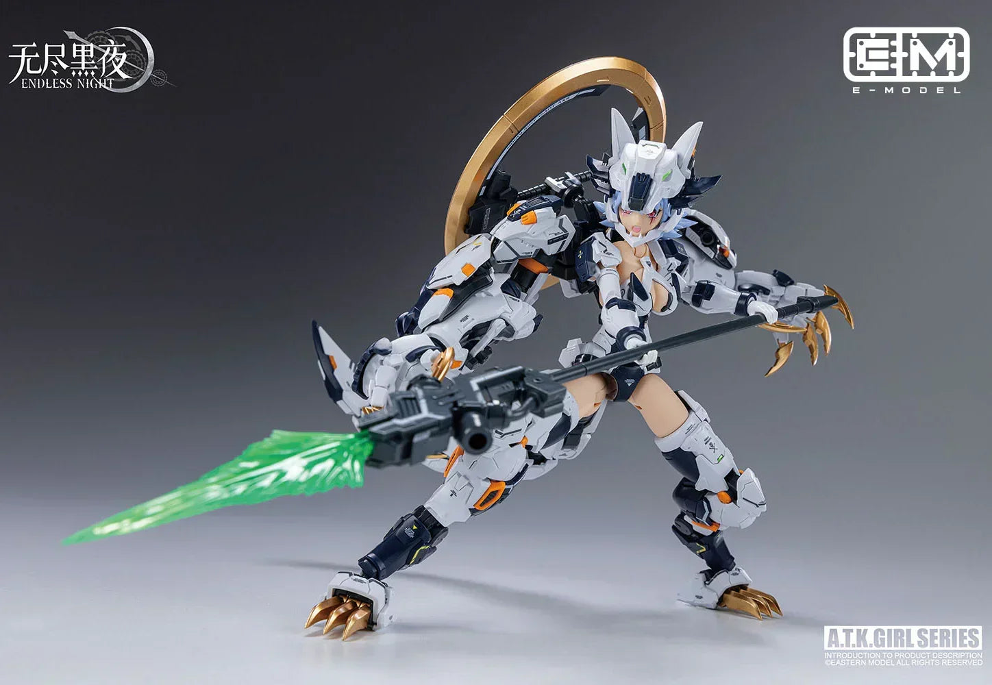 Eastern Model ATK Girl 12 Fenrir Commander Type 1/12 Model Kit - A-Z Toy Hobby