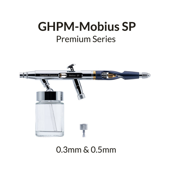 Gaahleri GHPM-Mobius Premium SP 0.3mm & 0.5mm Siphon Airbrush