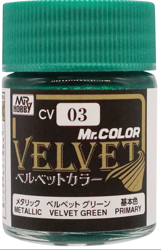 Mr. Hobby CV03 Mr. Color Velvet Green Paint 18ml