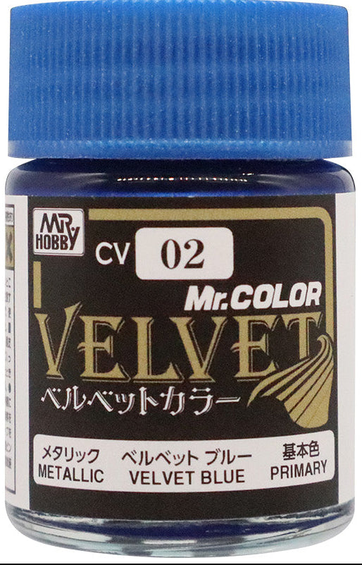 Mr. Hobby CV02 Mr. Color Velvet Blue Paint 18ml