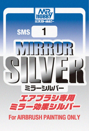 Mr. Hobby SMS1 Mirror Silver Paint 18ml - A-Z Toy Hobby