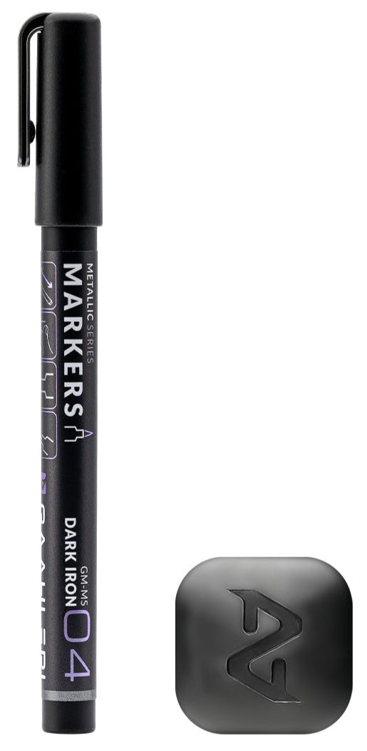 Gaahleri Metallic Marker Dark Iron GM-MS04