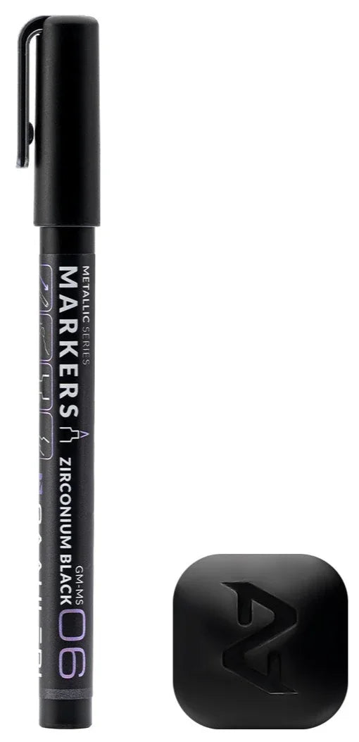 Gaahleri Metallic Marker Zirconium Black GM-MS06 - A-Z Toy Hobby