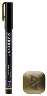 Gaahleri Metallic Marker Dark Gold GM-MS08 - A-Z Toy Hobby