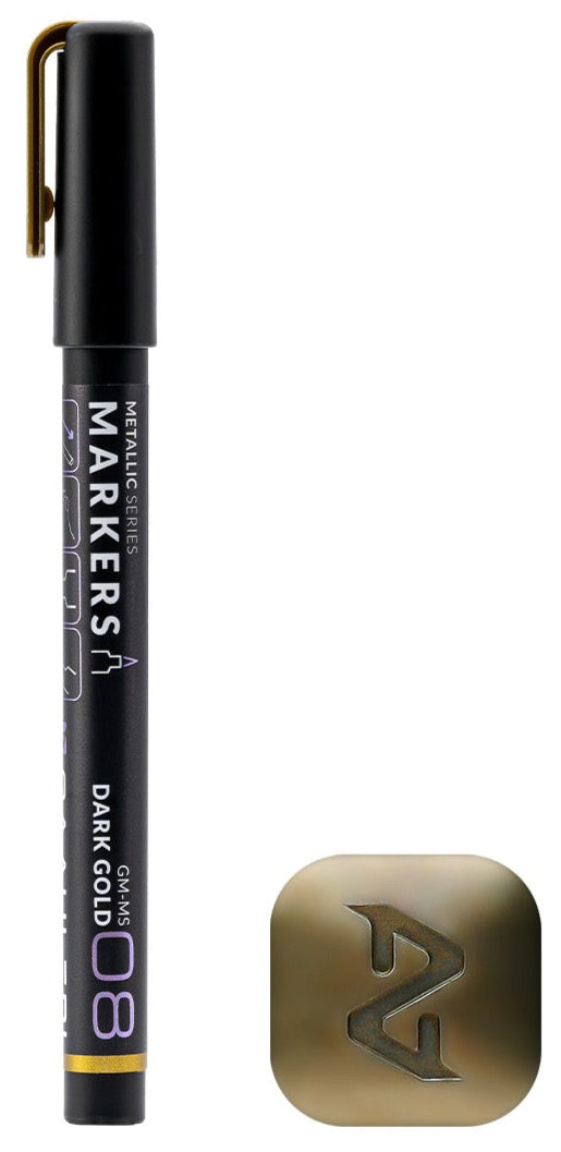 Gaahleri Metallic Marker Dark Gold GM-MS08