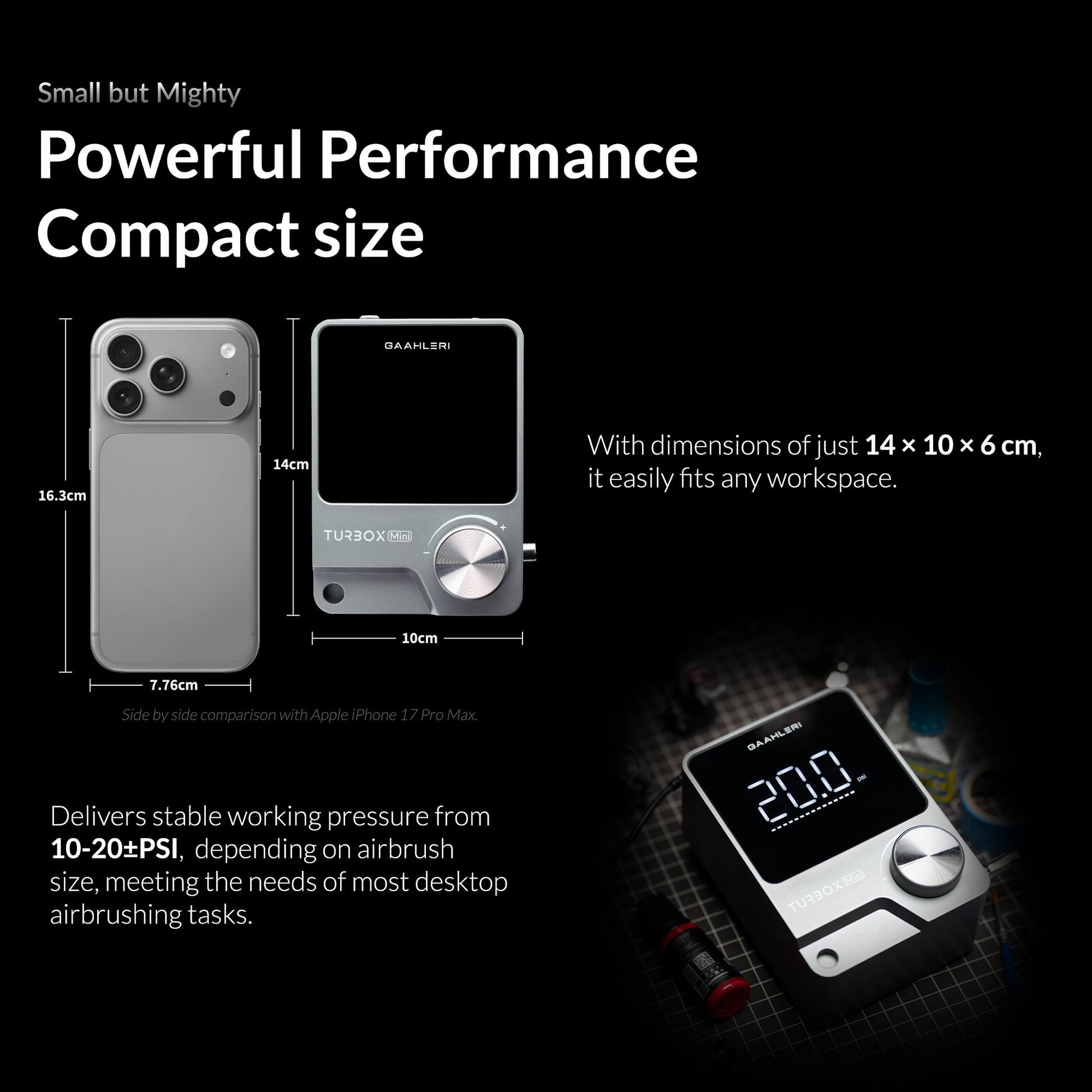 Gaahleri Turbox Mini Air Compressor