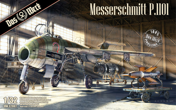 Das Werk 32002 Messerschmitt P.1101 (2 in 1) 1/32 Model Kit