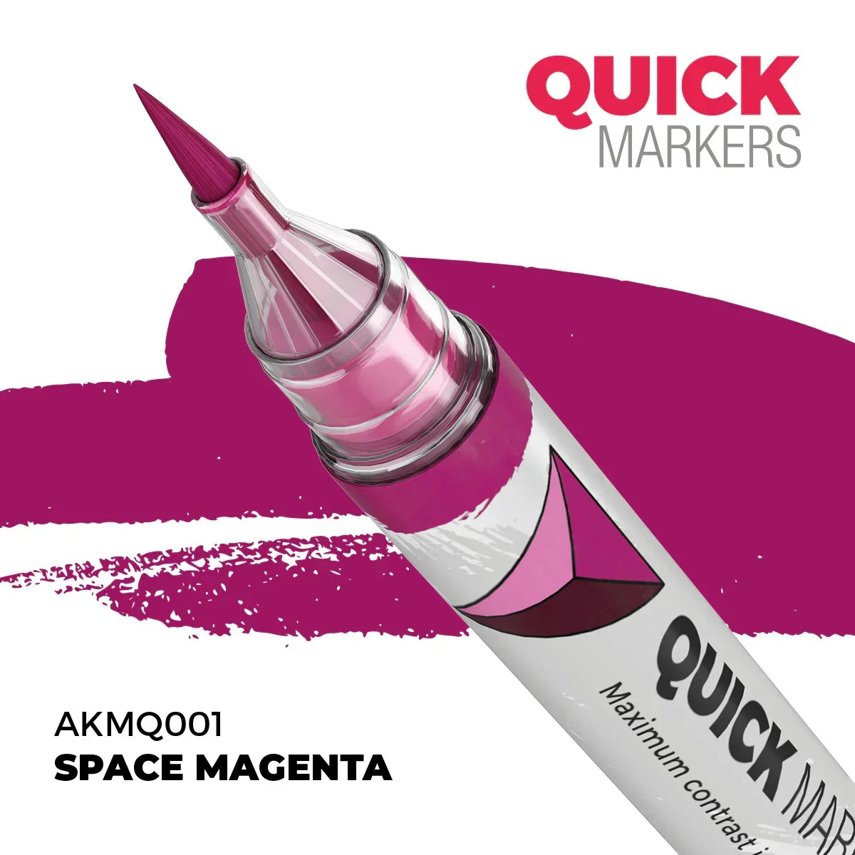 AK Interactive AKMQ001 Quick Markers Space Magenta