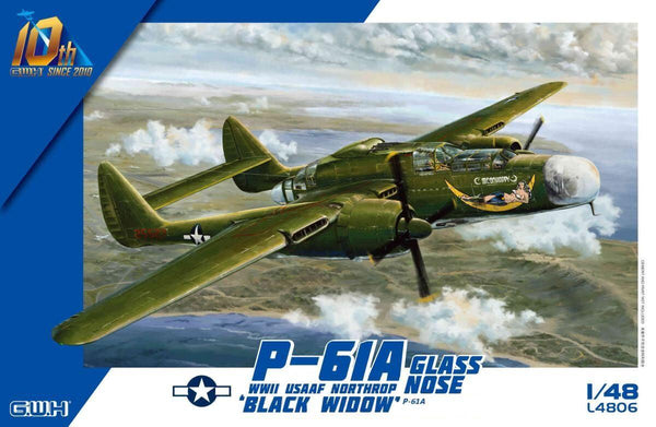 Great Wall Hobby L4806 Northrop P-61A "Black Widow" Glass Nose 1/48 Model Kit - A-Z Toy Hobby